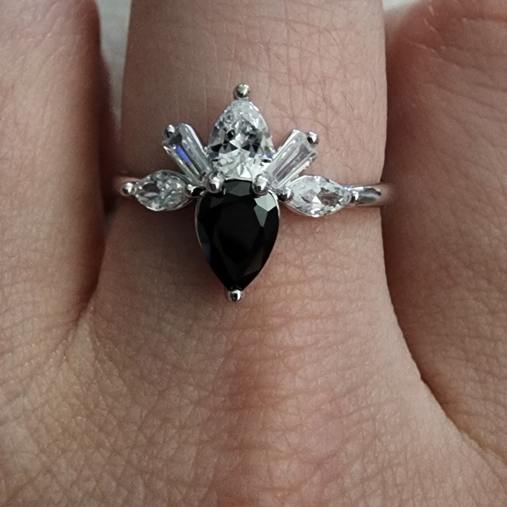 In perfect harmony black onyx ring